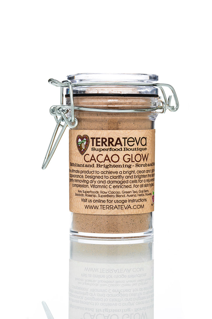 Raw Cacao Facial Scrub and Brightening Mask For All Skin Types